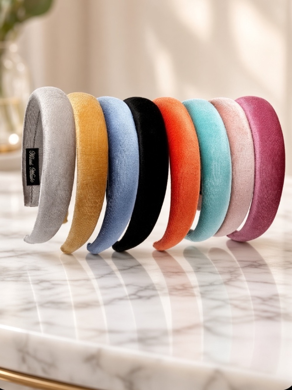 Headband Velvet Plush Padded Headband - Assorted Colors NEW